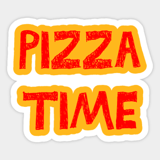 Pizza Time Sticker